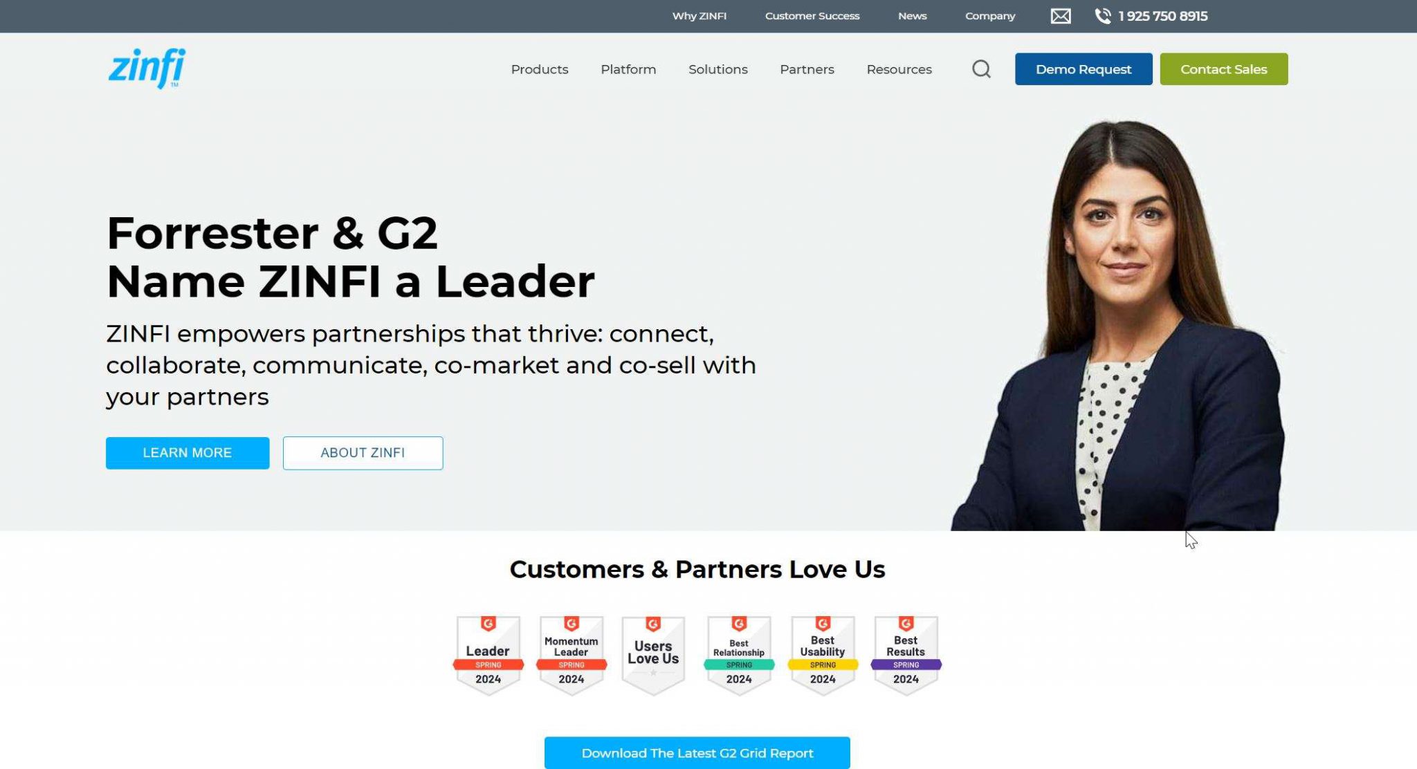 ZINFI website