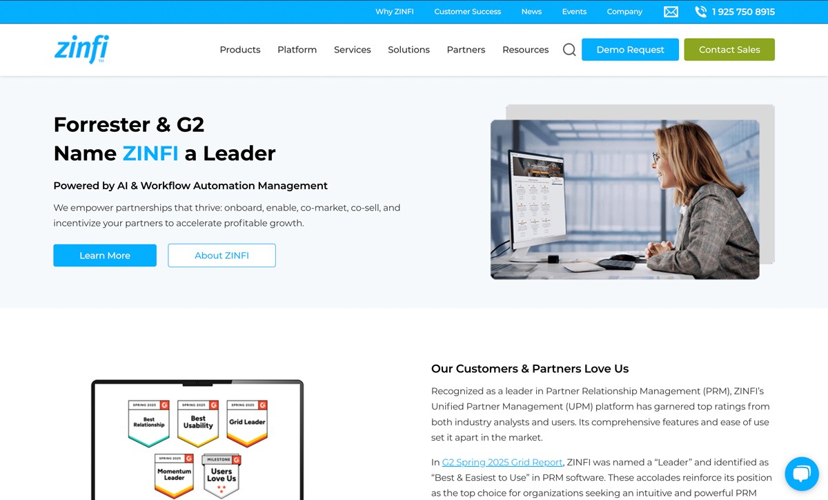 ZINFI website