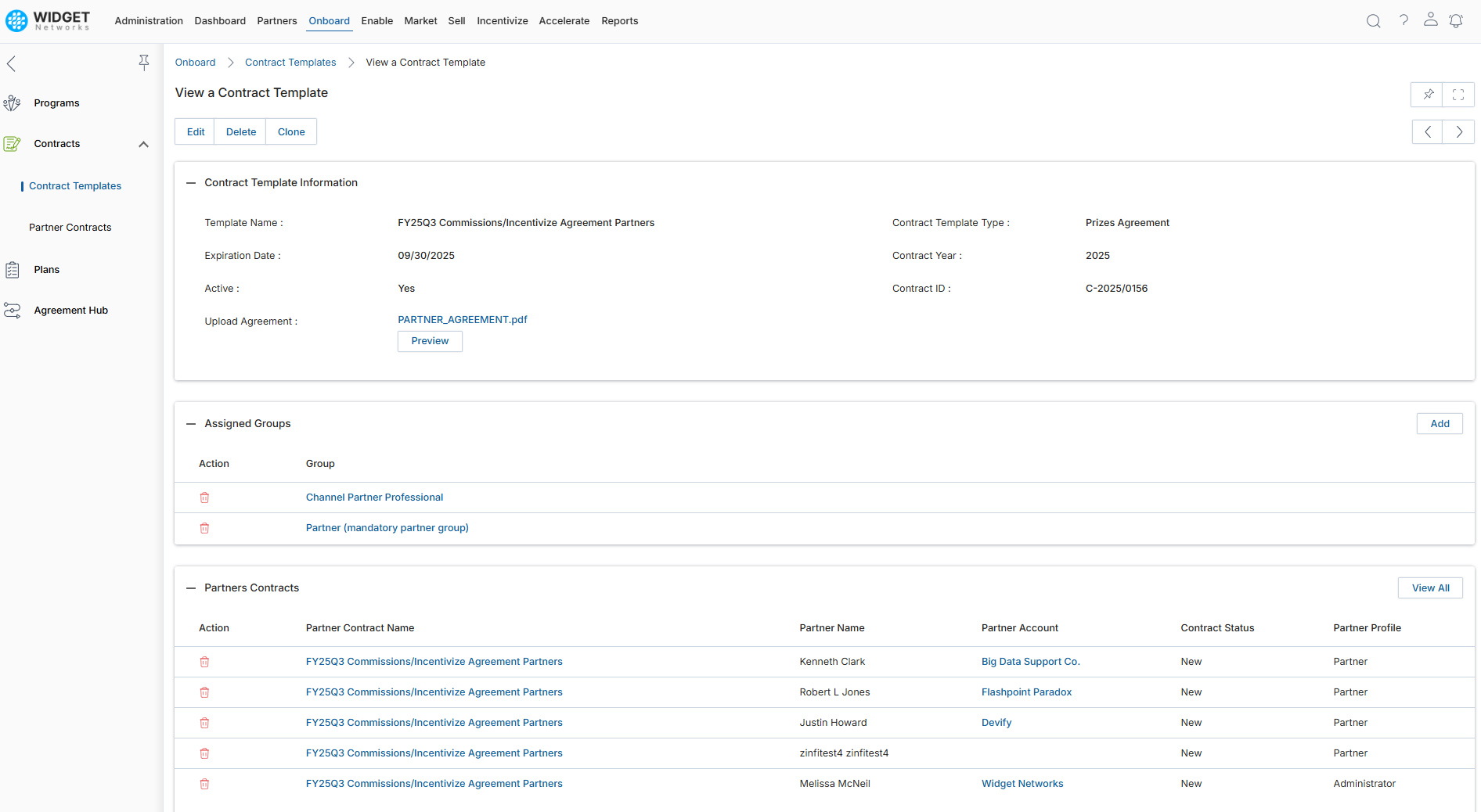 Streamlined Contract Management